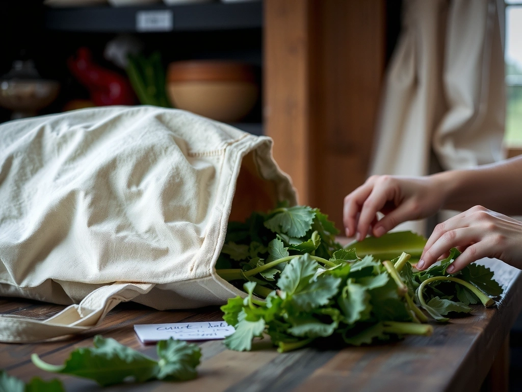 Einkaufstüte mit frischem Gemüse